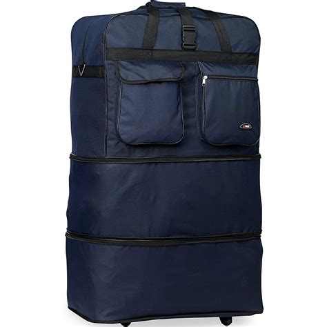 Travel Sport Hipack 30" Inch expandable wheeled duffle bag Navy Blue - Walmart.com - Walmart.com