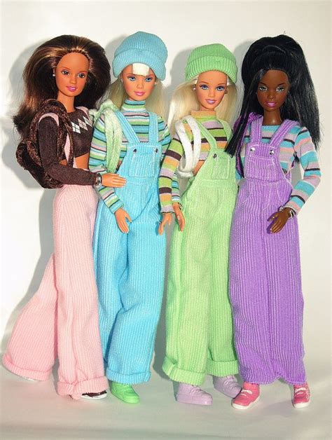 Cool Colors! | Barbie 90s, Vintage barbie dolls, Barbie