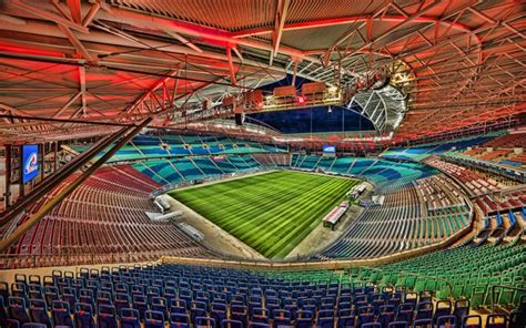 Download Red Bull Arena, Leipzig, inside view, interior, football ...