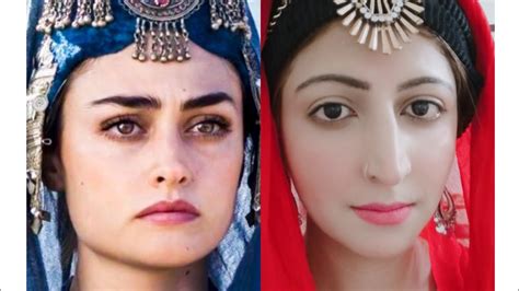 HALEEMA SULTAN inspired Makeup look || Ertuğrul - YouTube