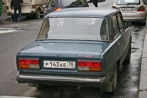 Russian Lada 2107 Riva 1990 rear