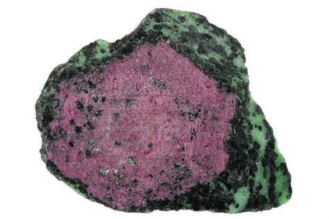 3.5" Polished Ruby In Zoisite Slice - Tanzania (#131398) For Sale - FossilEra.com