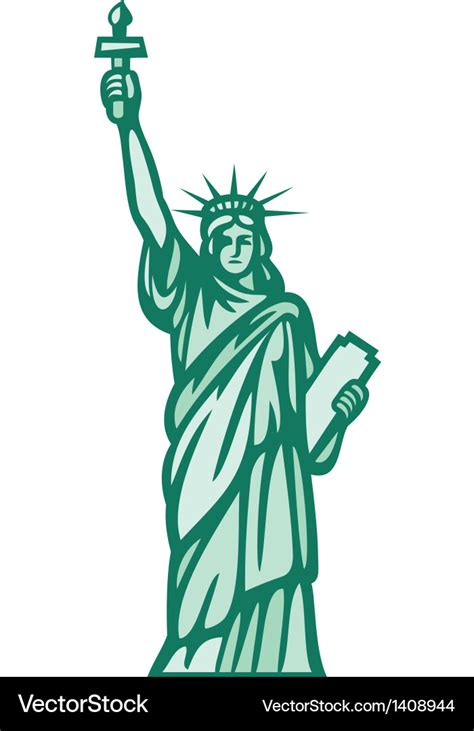 Statue liberty Royalty Free Vector Image - VectorStock