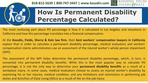 Workers' Compensation Disability Rating Chart