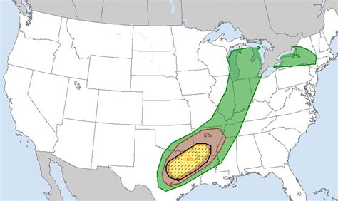 NOAA: Tornadoes Expected to Hit Central Texas, Great Lakes Tuesday ...