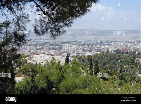 View of Athens from the Acropolis Stock Photo - Alamy