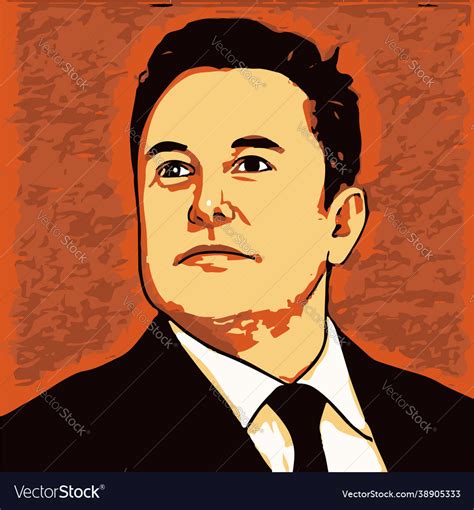 Elon musk Royalty Free Vector Image - VectorStock