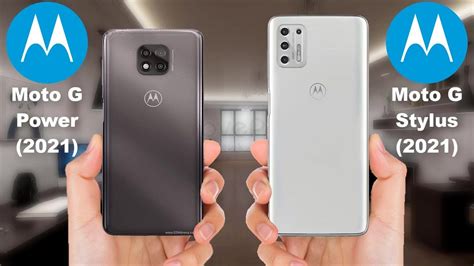 Motorola Moto G Power 2021 vs Motorola Moto G Stylus 2021 - YouTube