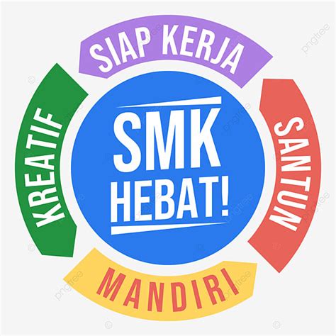 Smk Hebat Siap Kerja Santun Mandiri Kreatif, 職業中學, 印度尼西亞職業高中, 國立職業高中向量圖案素材免費下載，PNG，EPS和AI素材下載 ...