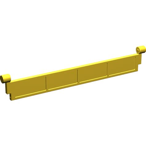 LEGO Yellow Garage Roller Door Section with Handle | Brick Owl - LEGO ...