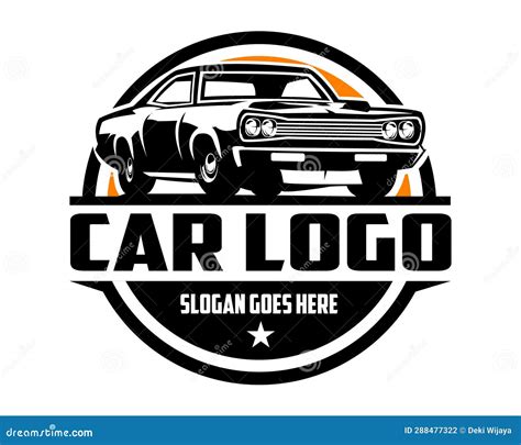 Dodge Super Bee 1969. Car Logo Design Simple. Isolated White Background ...