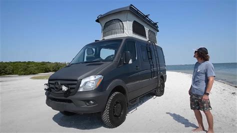 4WD Mercedes Sprinter Pop-Top Camper Conversion Is A Spacious Overlander