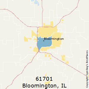 Bloomington Il Zip Code Map – Map Vector