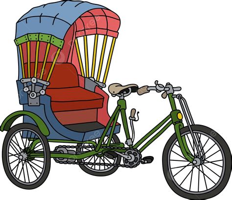 Old Cycle Rickshaw Pedal Old Vehicle Vector, Pedal, Old, Vehicle PNG ...