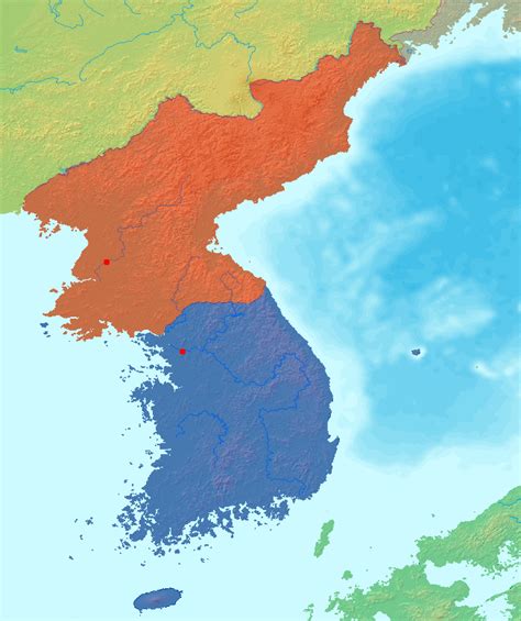 File:Map korea without labels.png - Wikipedia