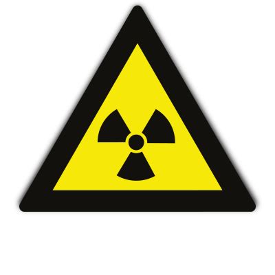 Beware of Ionizing Radiation Safety Sign - WW06 - Spear Labels