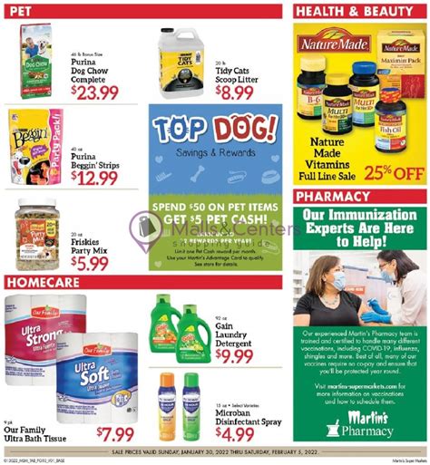 Martin's Supermarket Weekly ad valid from 01/30/2022 to 02/05/2022 - MallsCenters