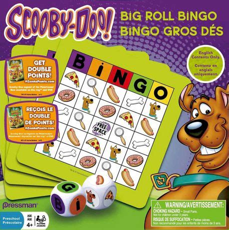 Scooby Doo! Big Roll Bingo | Walmart Canada