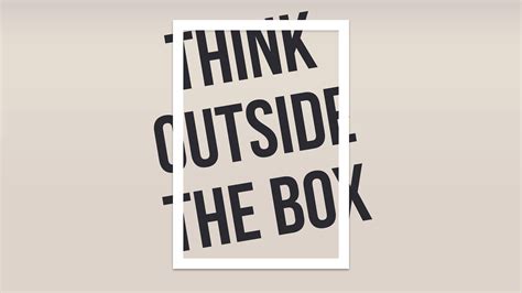 Think Outside The Box Wallpaper, HD Inspirational & Quotes 4K Wallpapers, Images and Background ...