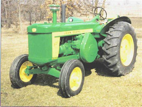 The John Deere 820 Tractor only available with a diesel engine