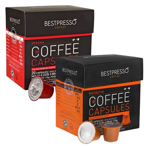 40 Bestpresso Nespresso Compatible Gourmet Coffee Capsules - Nespresso ...