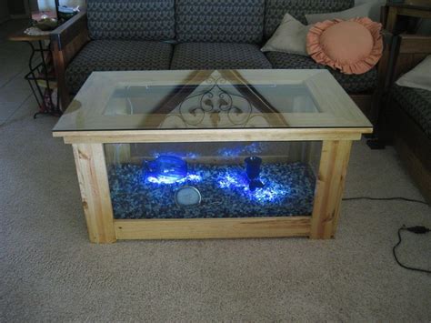 Spectacular DIY Fish Tank Coffee Table - Free Guide and Tutorial | Fish ...