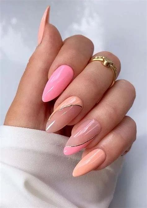 Amazing Pink and Peach Nails Designs for Ladies in 2020 | Unghie idee, Unghie, Unghie idee semplici