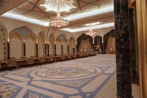 Abu Dhabi, UAE - March,16,2023: Abu Dhabi Royal Palace Inside and ...