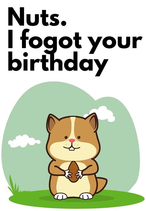 Printable Belated Birthday Cards