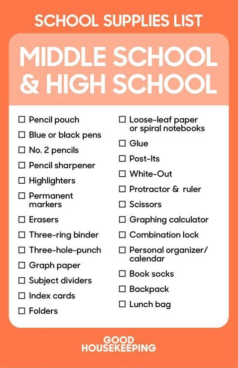 The Ultimate Back-to-School Shopping Lists (From Kindergarten to College) in 2020 | School ...