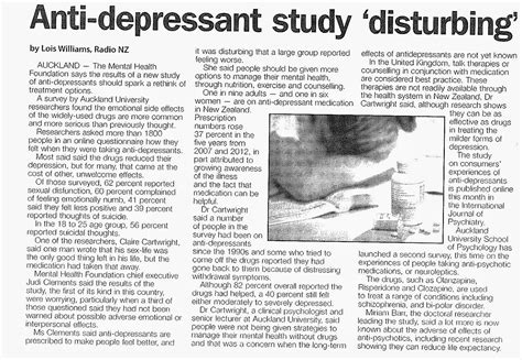 EIT mental health: latest research on antidepressants