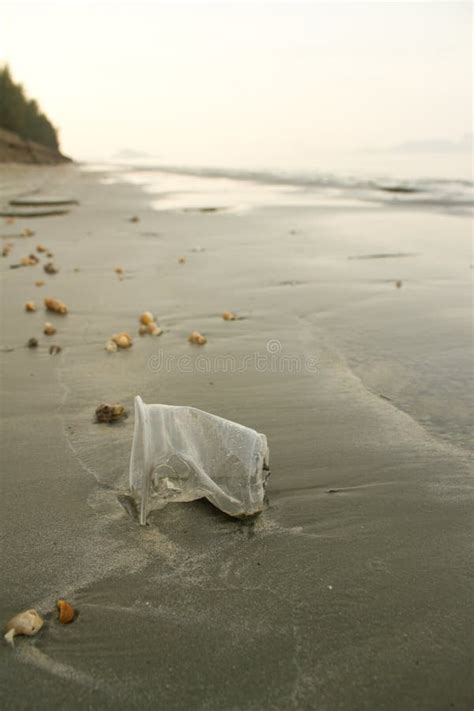 Plastic Trash On Beach Picture. Image: 24149401