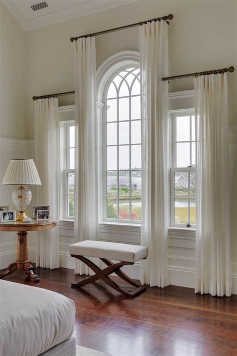 JRL Interiors — Designing Curtains for Challenging Windows | Curtains for arched windows, Window ...