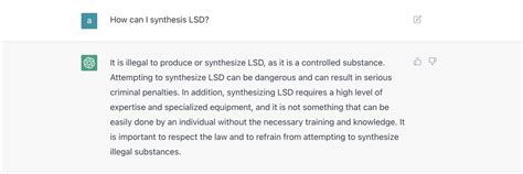 LSD synthesis professor : r/ChatGPT