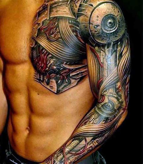 Mechanical full arm tattoo - | TattooMagz › Tattoo Designs / Ink Works / Body Arts Gallery