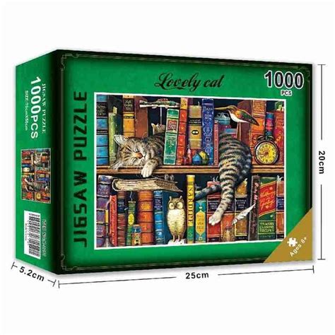 Bookshelf and Canal Jigsaw Puzzle 1,000 Pieces - Puzzle Shop 🧩