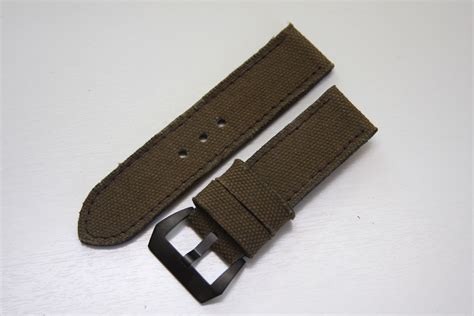 Panerai Strap Review - Pulchers Green Canvas Strap Review