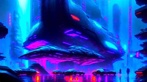 Ai Background Animation Generated By Ai Artist | Alien Space Structure, Artificial Intelligence ...