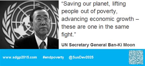 A great quote on sustainable development from UN Secretary General Ban ...