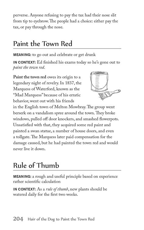 Paint the town red idiom - vicaram