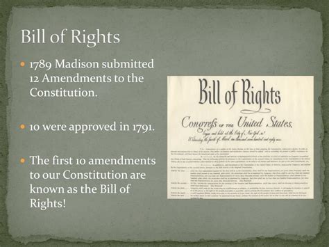 PPT - Ratification of the Bill of Rights PowerPoint Presentation, free ...