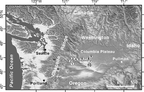 Figure 1 from Oxygen isotope evidence for the late Cenozoic development of an orographic rain ...