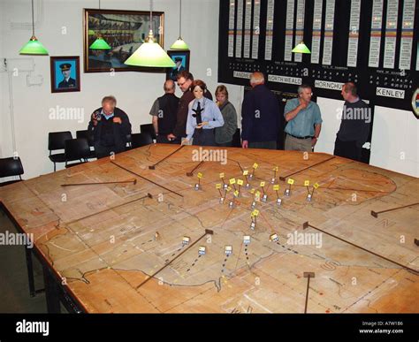 RAF Uxbridge Battle of Britain Ops Room England Stock Photo - Alamy