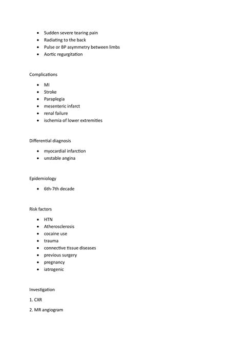 Cardiology Diseases | PP477 - Clinical Clerkship - UCSI | Thinkswap