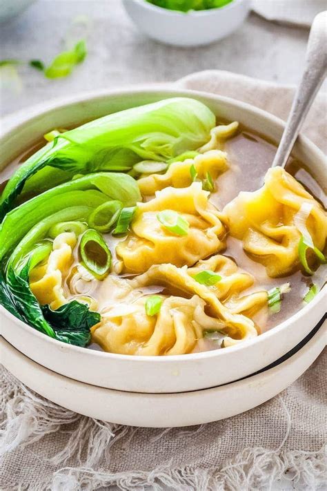 Cozy Wonton Soup with Homemade Dumplings | The Novice Chef