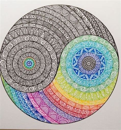 40 Beautiful Mandala Drawing Ideas & How To - Brighter Craft | Mandala drawing, Mandala design ...