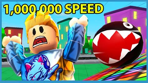 Running At 1,000,000 Speed! Roblox Speed Simulator - YouTube