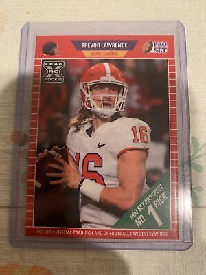 2021 LEAF PRO SET TREVOR LAWRENCE ROOKIE CARD Rookie RC | eBay