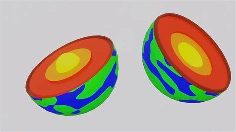 The earth that cut in half for your keychain 3D model 3D printable | CGTrader