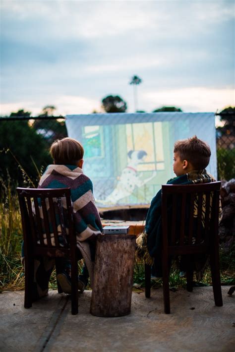 Our Easy Outdoor Projector Setup